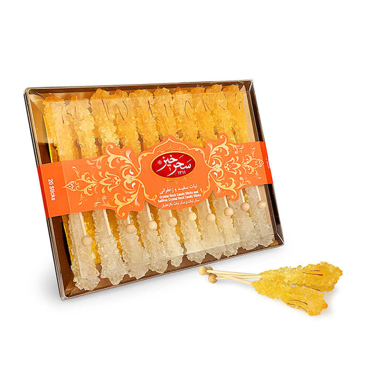 Saharkhiz Saffron Rock Candy Stick