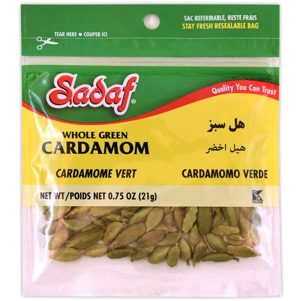 Sadaf Whole Green Cardamom 21g