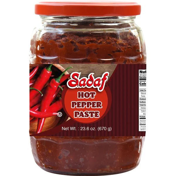 Sadaf Hot Pepper Paste 720ml