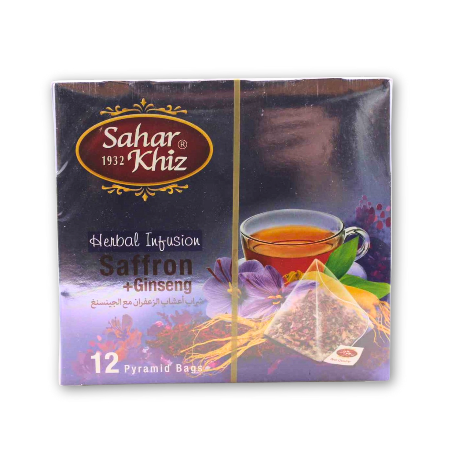 Saharkhiz Infusion Ginseng Saffron 12Bags