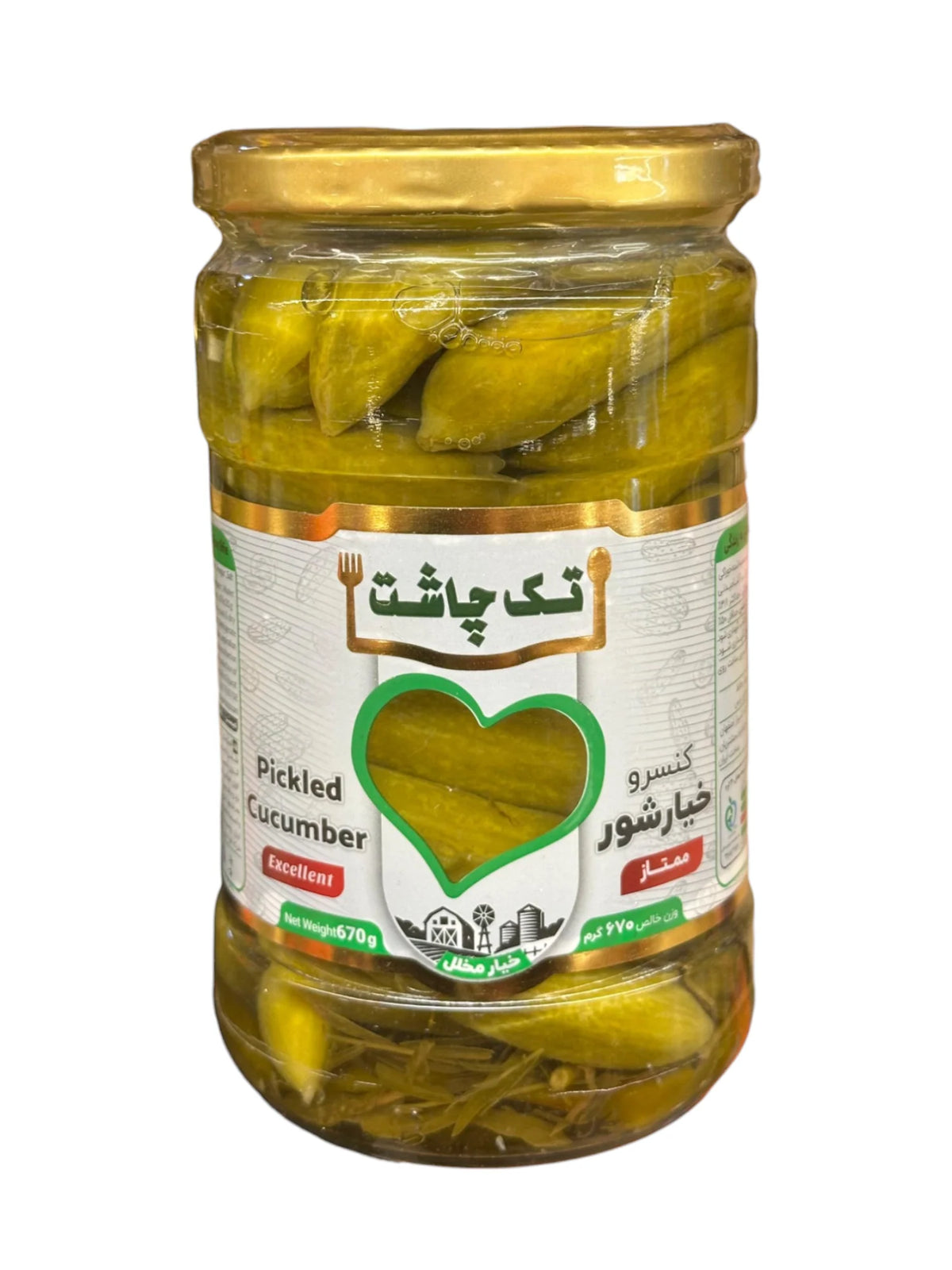Takchasht Cucumber Pickled Momtaz 670g