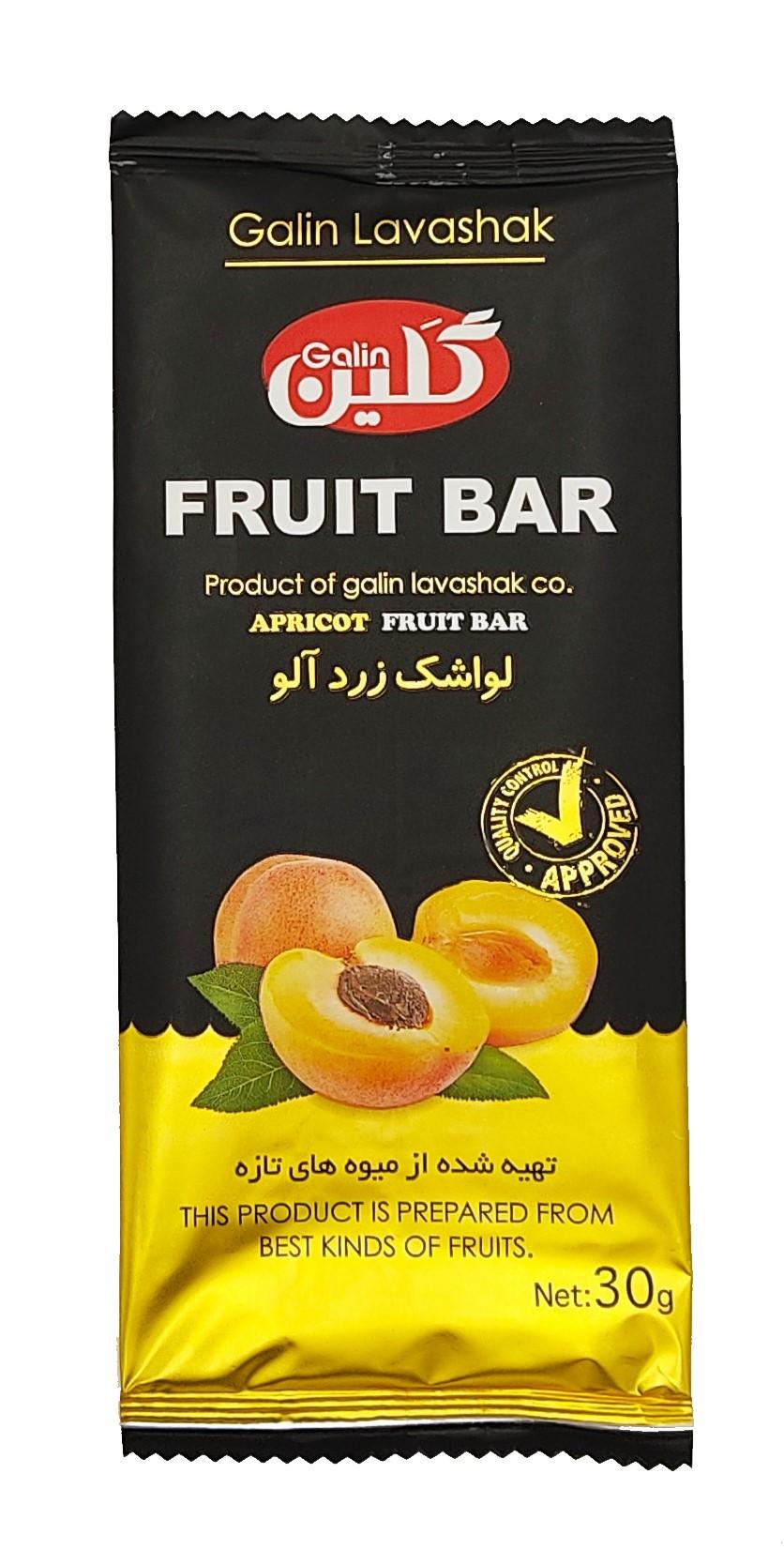 زردآلو فروت بار 30 گرم